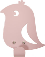 Roommate Muurhaak Papegaai 15cm Roze