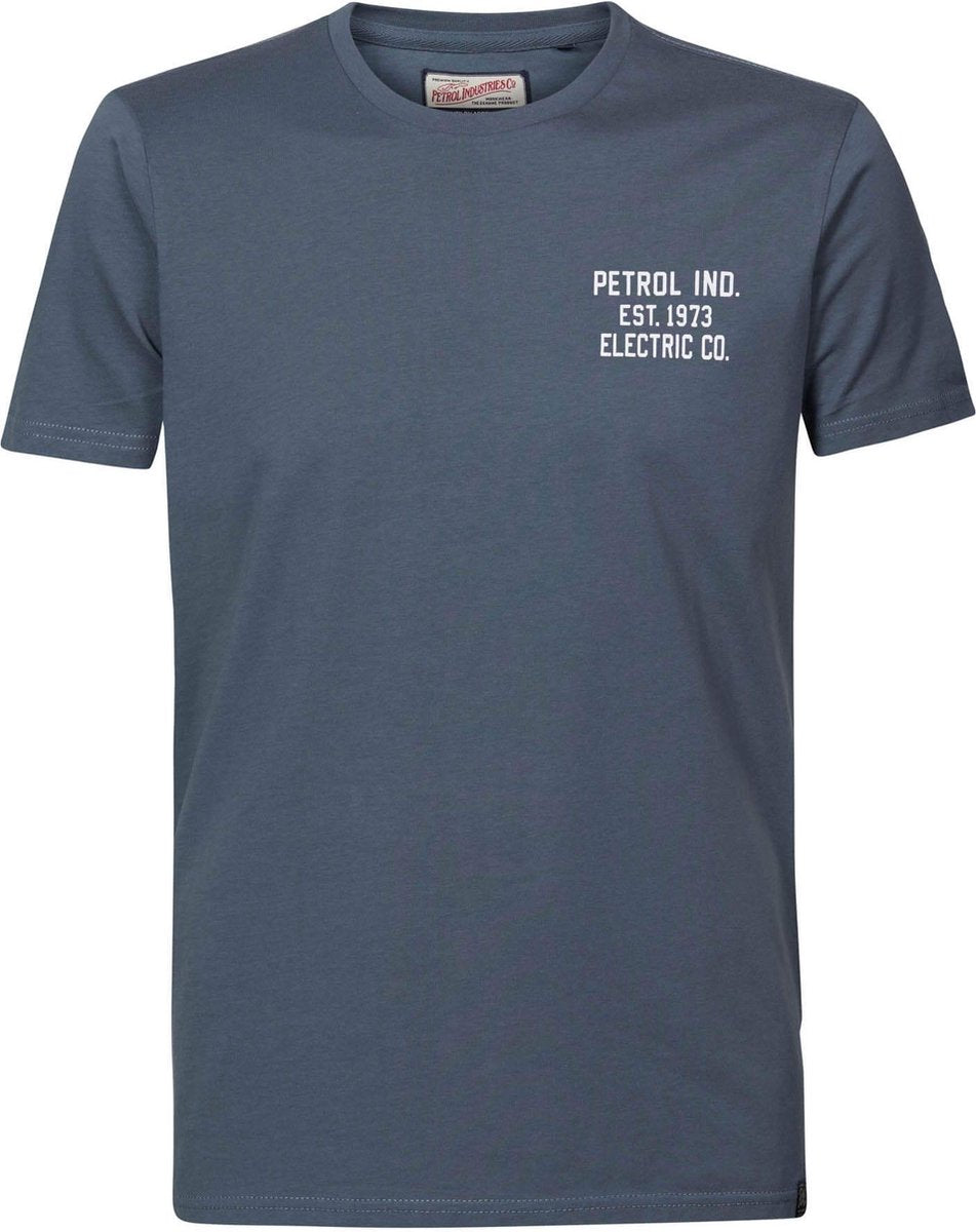 Petrol Industries - Heren Artwork T-shirt - Blauw - Maat XS
