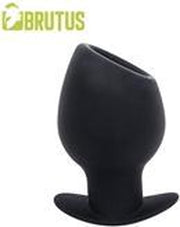 Kelkvormige holle silicone buttplug - xlarge 68mm