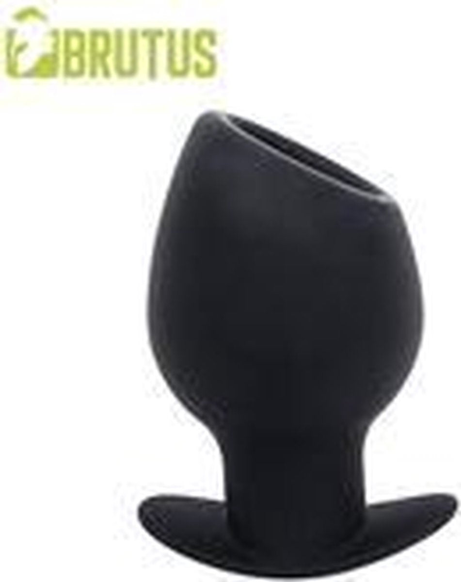 Kelkvormige holle silicone buttplug - xlarge 68mm