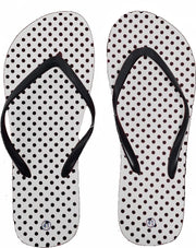 Sorprese vlinder – slippers – wit stip – maat 40 – slippers dames – teenslippers - badslippers