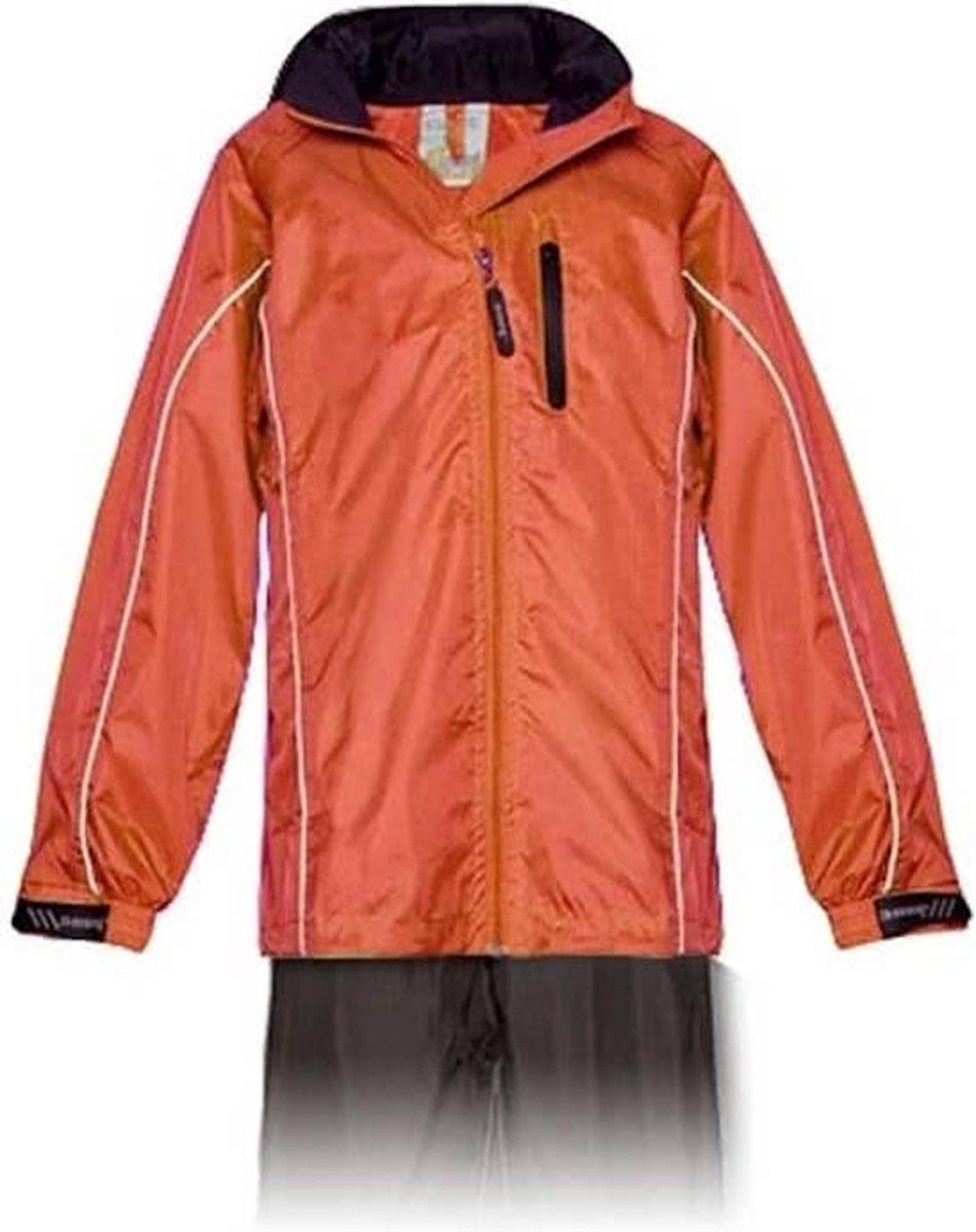 Anuy Regenpak Billund Junior Oranje Maat 140