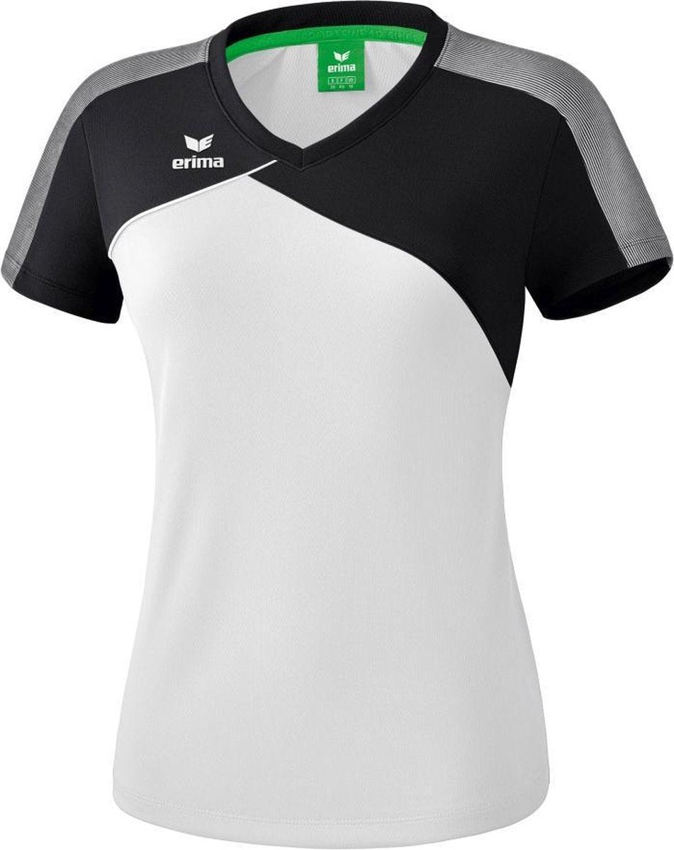 Erima Premium One 2.0 Dames T-Shirt - Voetbalshirts  - wit - 40