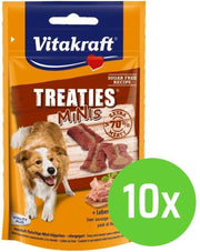 10x Vitakraft Treaties Minis Leverworst 48 gram