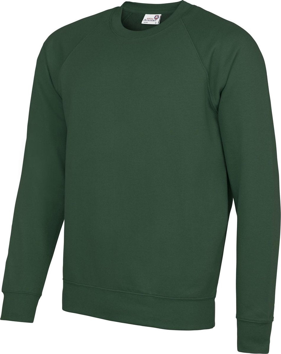 Awdis Academie Herenbemanning Hals Raglan Sweatshirt (Groen)