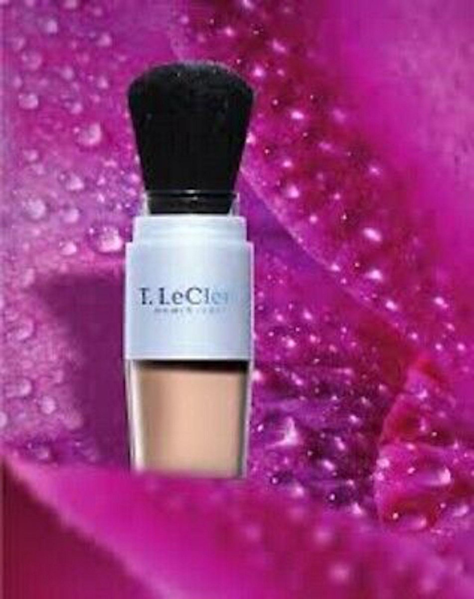 T LECLERC TEINT PINCEAU POUDRIER POUDRE LIBRE RECHARGEABLE CANNELLE