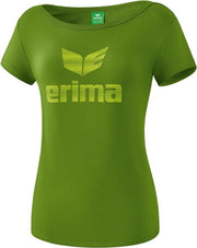Erima Essential Dames T-Shirt - Shirts  - groen - 42