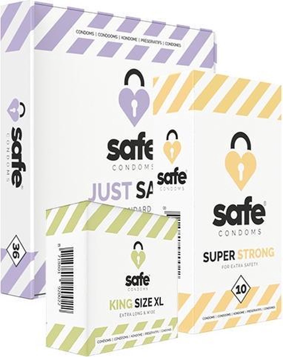 Safe - Piramide pakket - XL condooms