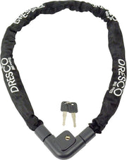 Dresco Kettingslot - 120 cm - Zwart