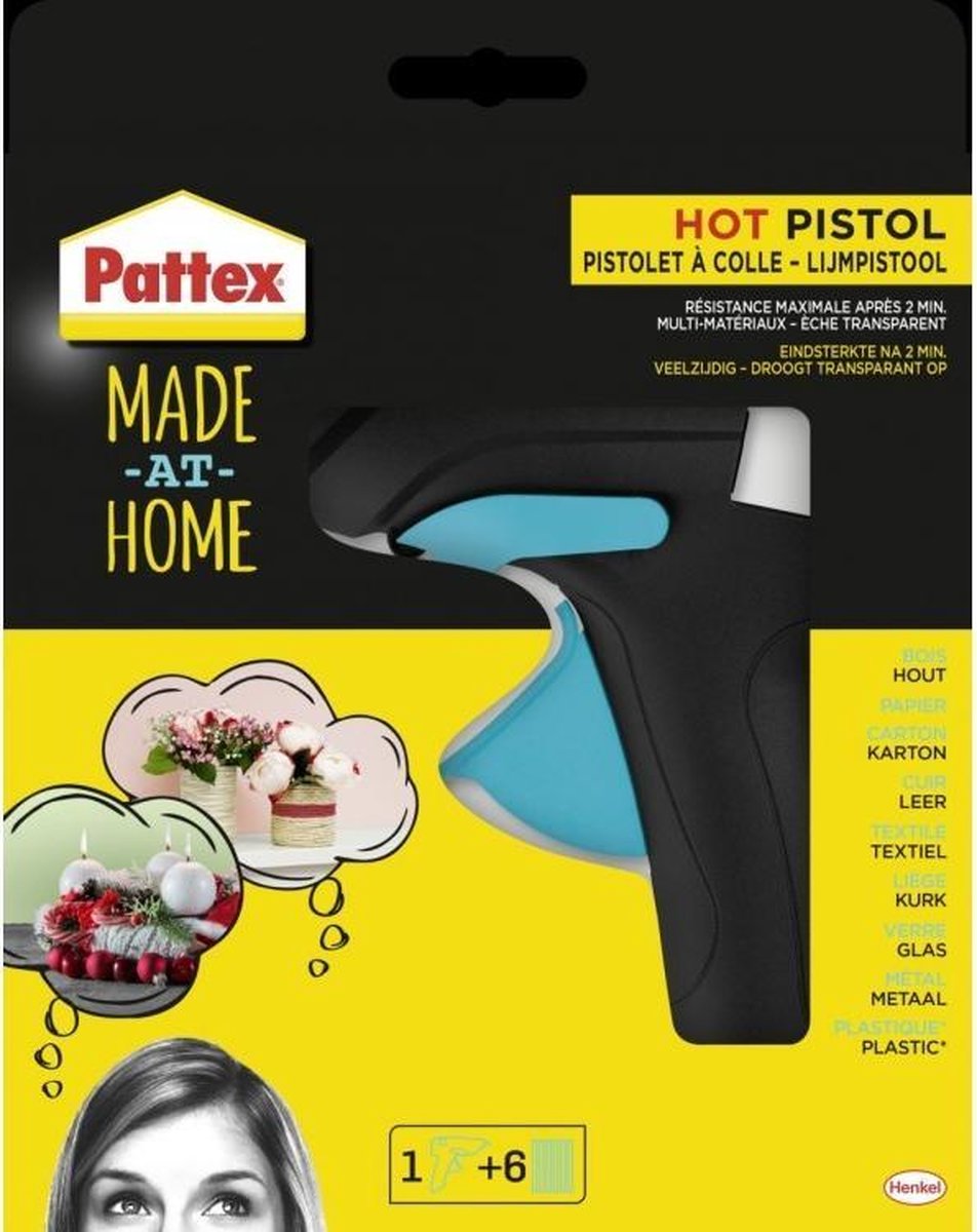 Pattex Made at Home lijmpistool - inclusief 6 lijmpatronen
