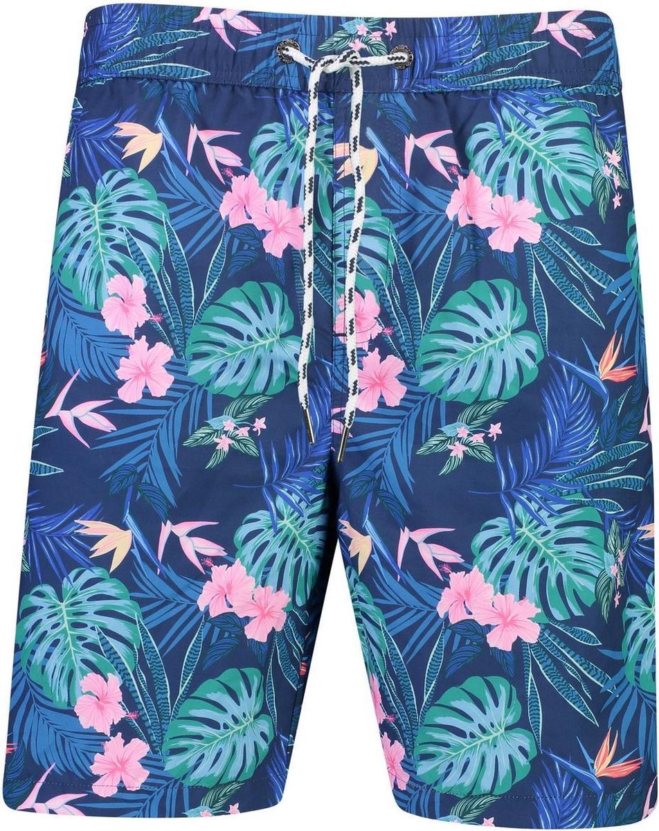 Snapper Rock - UV Boardshorts voor heren - Rain Forest - Blauw - maat L
