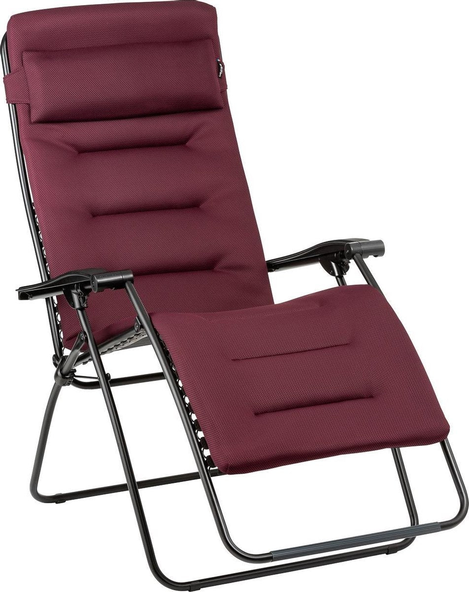 Lafuma Rsx Clip Xl Aircomfort - relaxstoelen - inklapbaar - Donkerrood