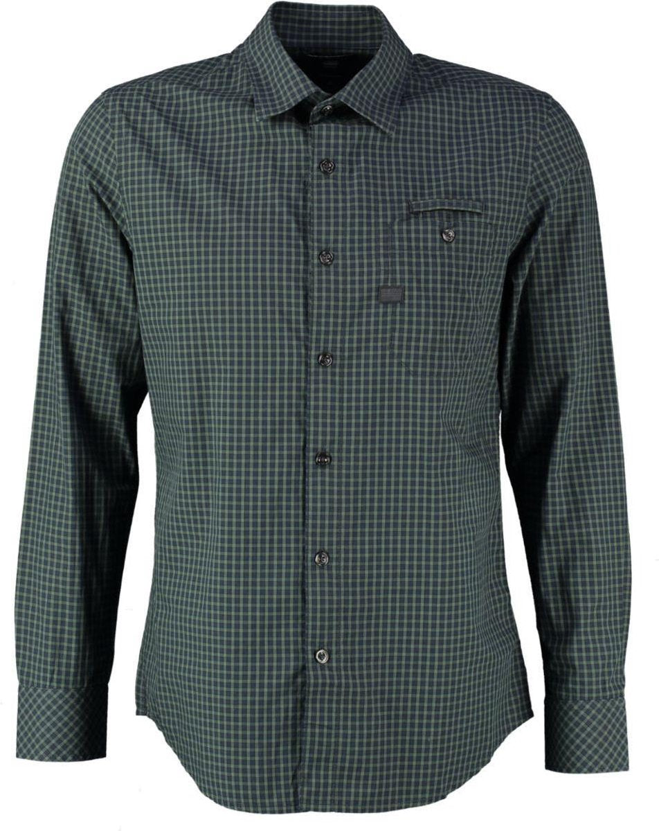 G-star zacht geruit slim fit overhemd - Maat S