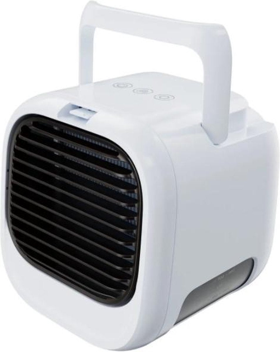 SILVERCREST® Mini-luchtkoeler - LED-sfeerlicht in 7 verschillende kleuren -  Aircooler - Airconditioning - Mini Airco - Airco Mobiel - Airco´s