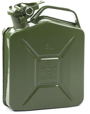 Minalco benzine jerrycan - 5 Ltr metaal - UN goedgekeurd - groen