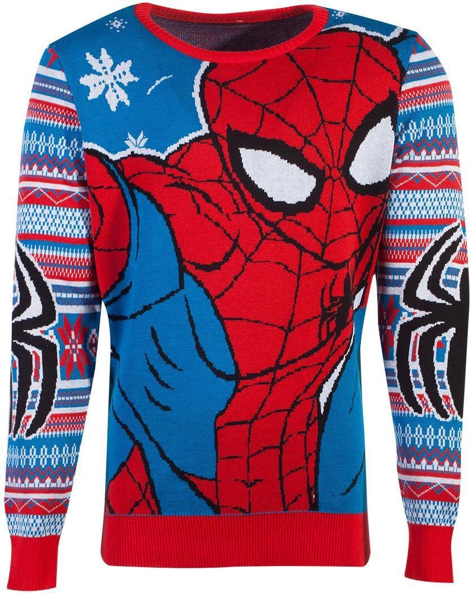 Marvel - Spiderman Knitted Unisex Jumper - S