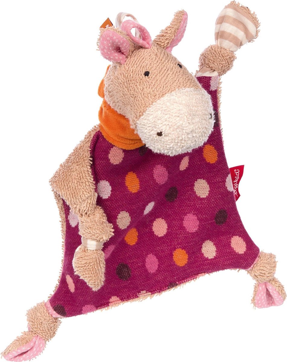 sigikid Knuffeldoek Pony Hoppe Dot