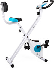 CAPITAL SPORTS Azura  - hometrainer fietstrainer - fitness bike - weerstand op 8 niveaus - hartslagmeter - opvouwbaar - 100kg max.