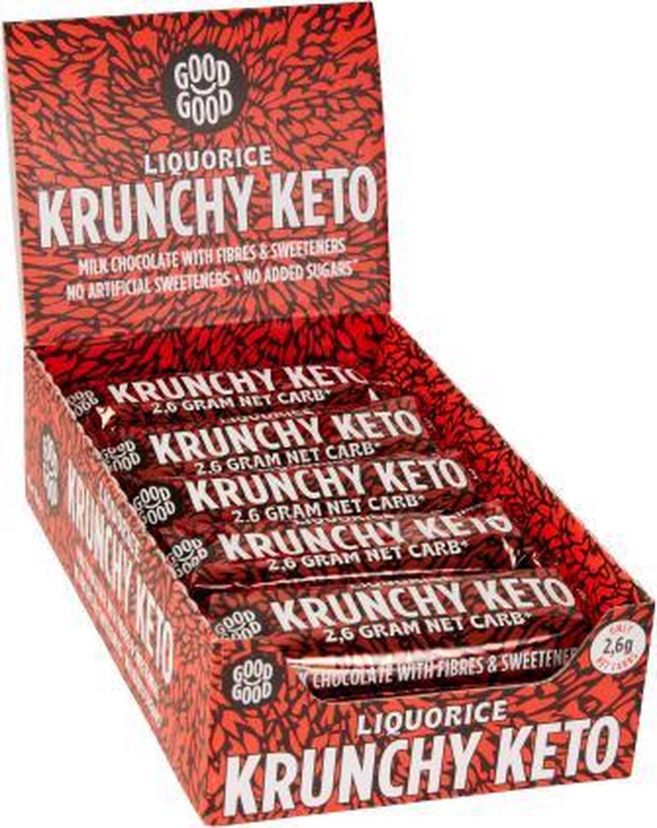Good Good - Krunchy Keto Bar Liquorice