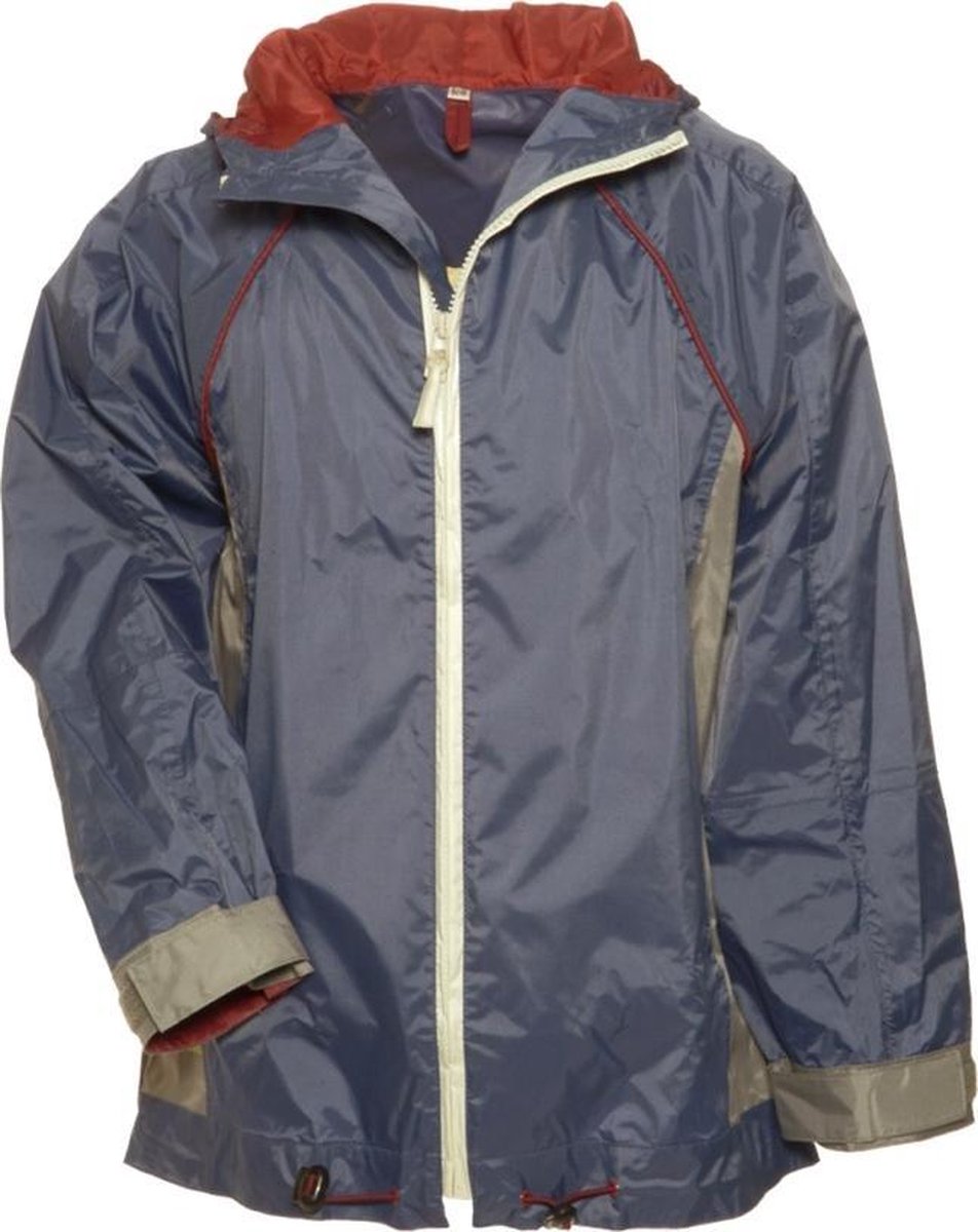 Anuy Regenjack Hannover Junior Blauw/Grijs Maat 128