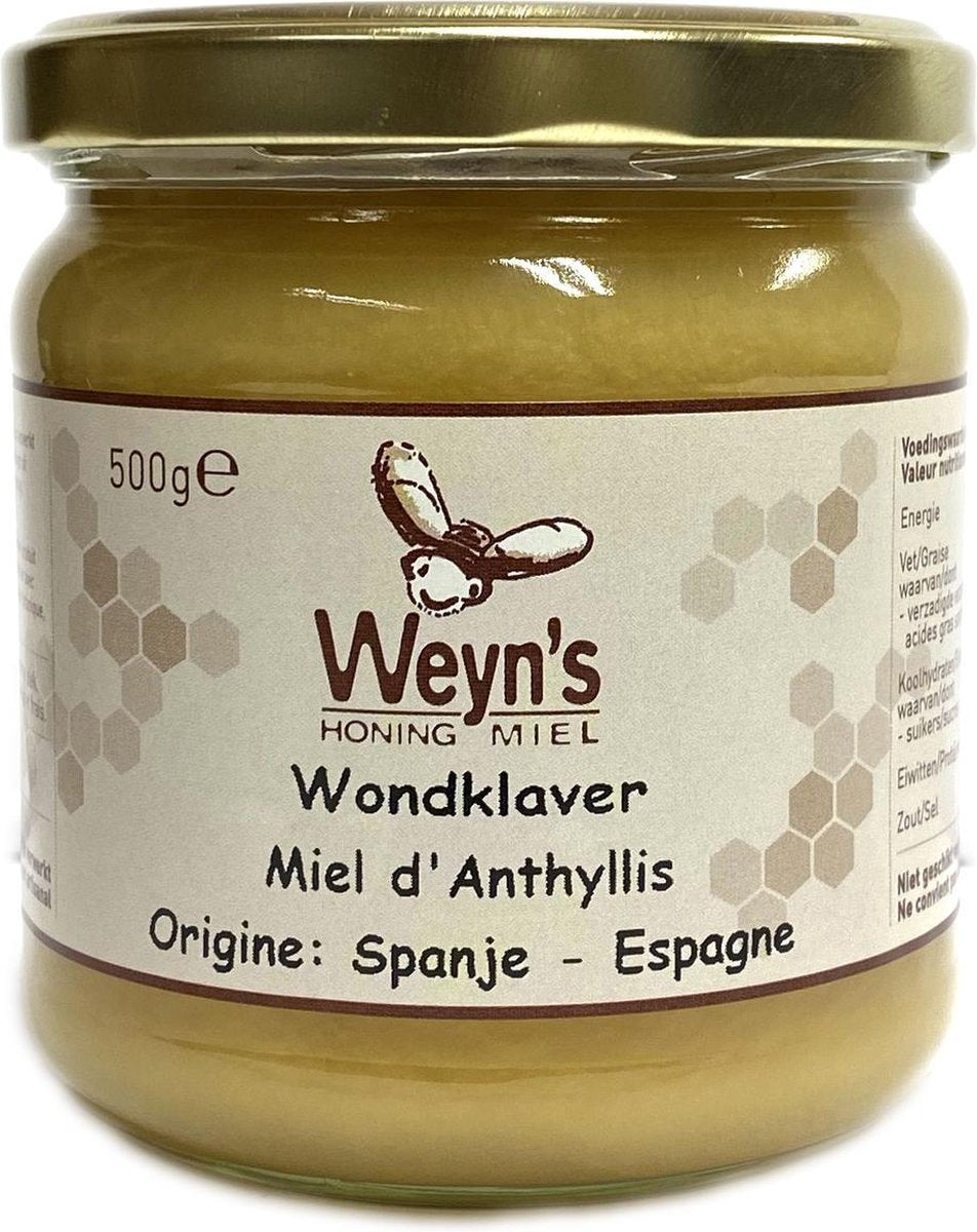 Wondklaverhoning - 500g - Weyn's - Honing vloeibaar