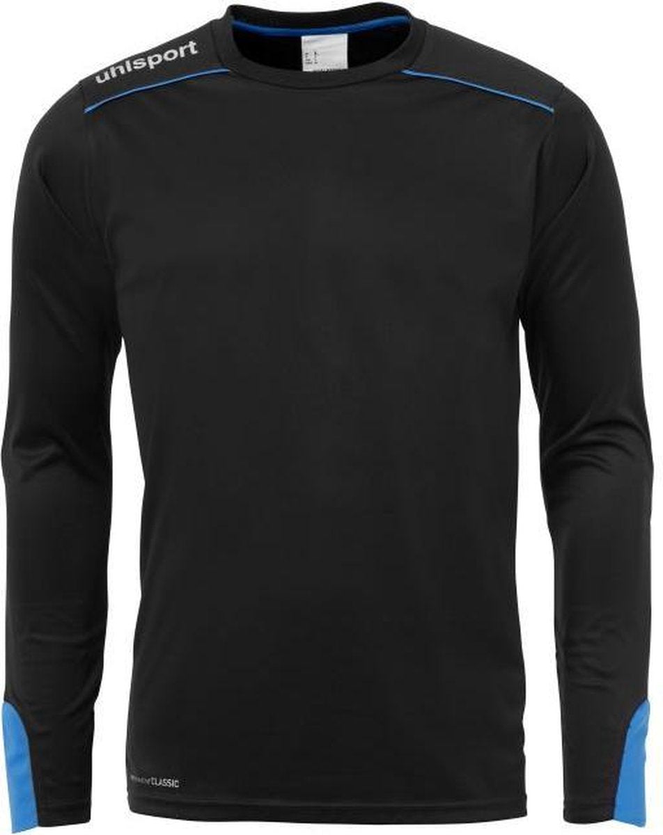 Uhlsport Tower Keepersshirt Zwart-Energy Blauw Maat 128
