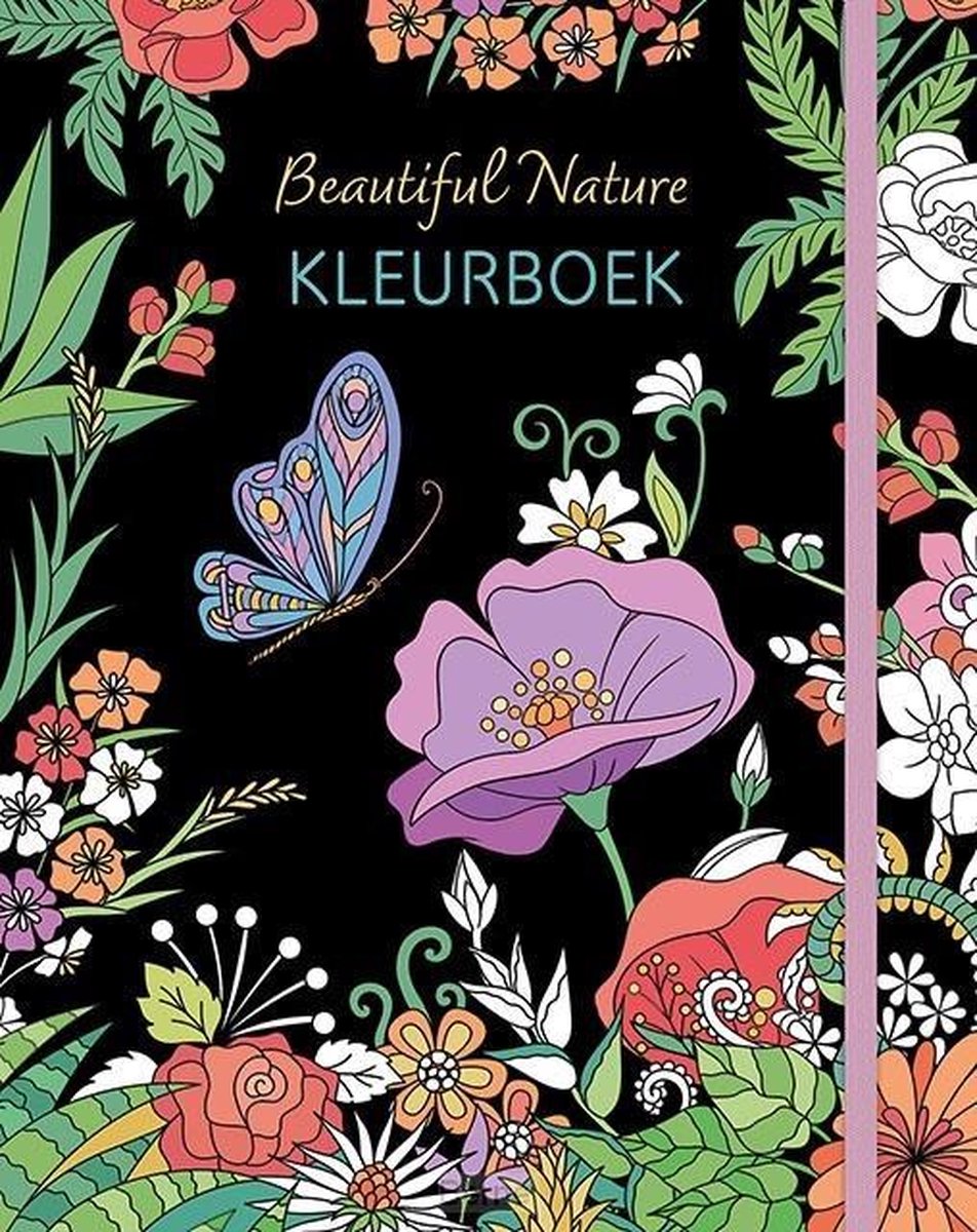 Deltas Kleurboek Beautiful Nature Junior A4 Karton Wit