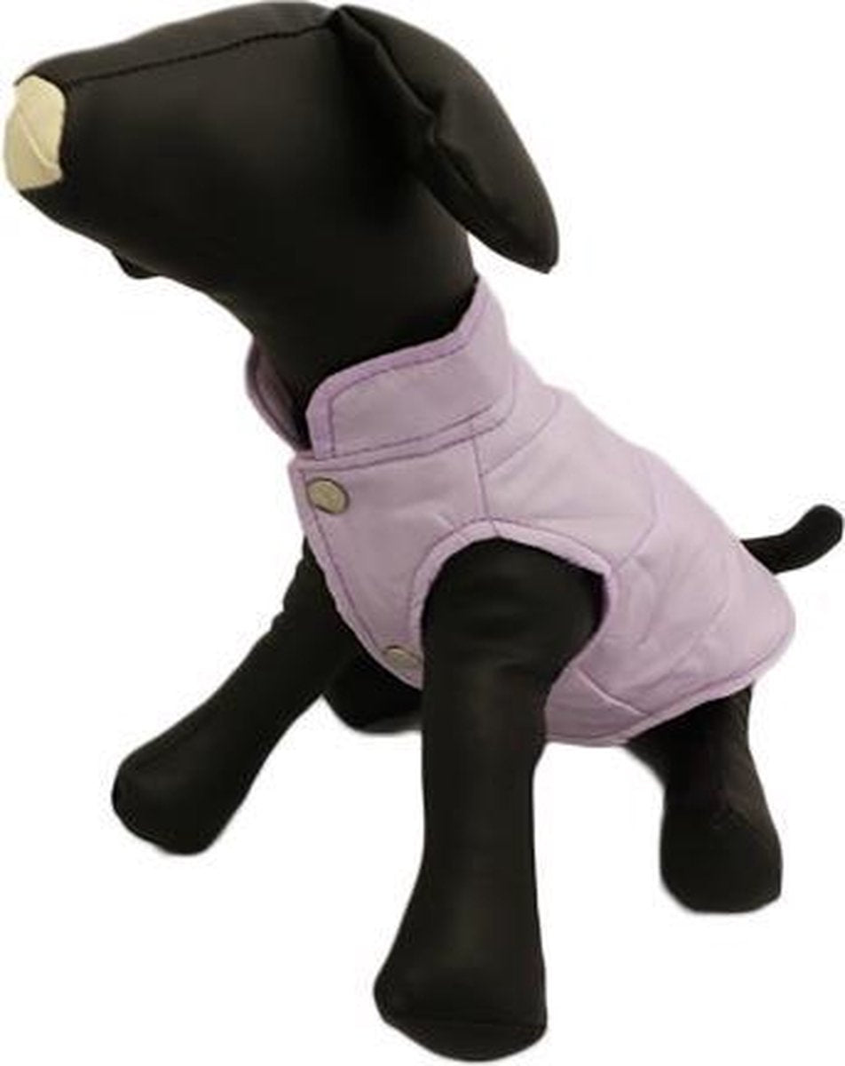 BODYWARMER LILA VOOR HONDEN - S ( rug lengte 27 cm