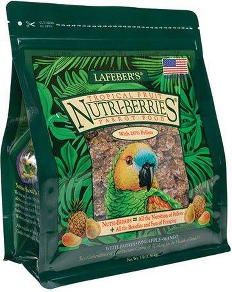 Lafeber Nutri-Berries Tropical Fruit - Papegaai 1