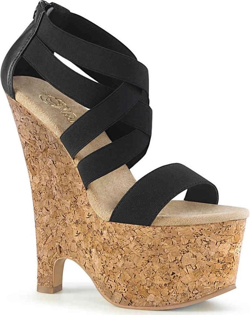 Pleaser Sleehakken -36 Shoes- BEAU-669 US 6 Zwart/Bruin