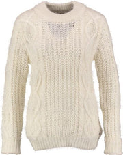 Garcia pluizige trui spring white (ecru) Maat - L