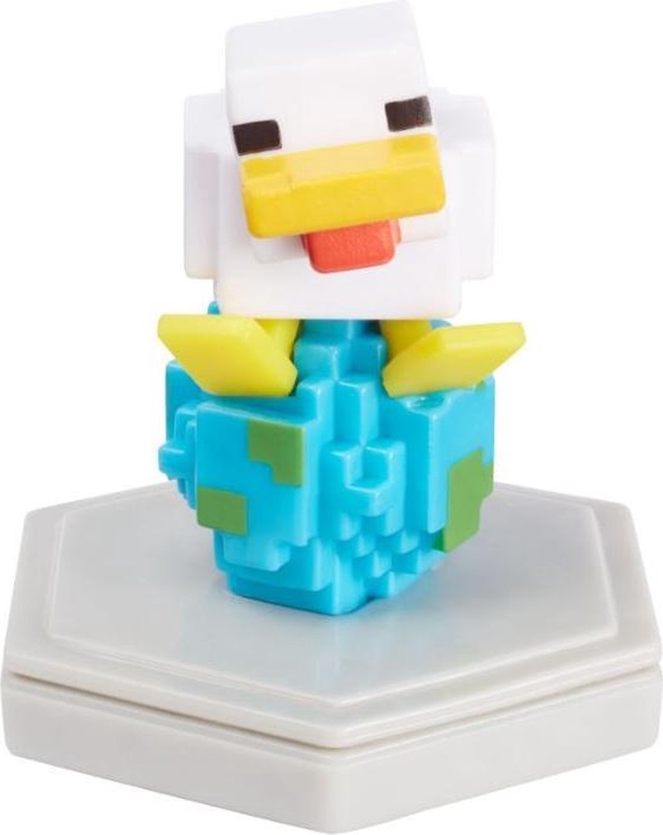 Mattel Speelfiguur Minecraft Earth Boost Junior 5 Cm Wit/blauw