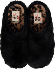 Hot Potatoes Pantoffels Hot Potatoes Zarinsk  Zwart Maat:40