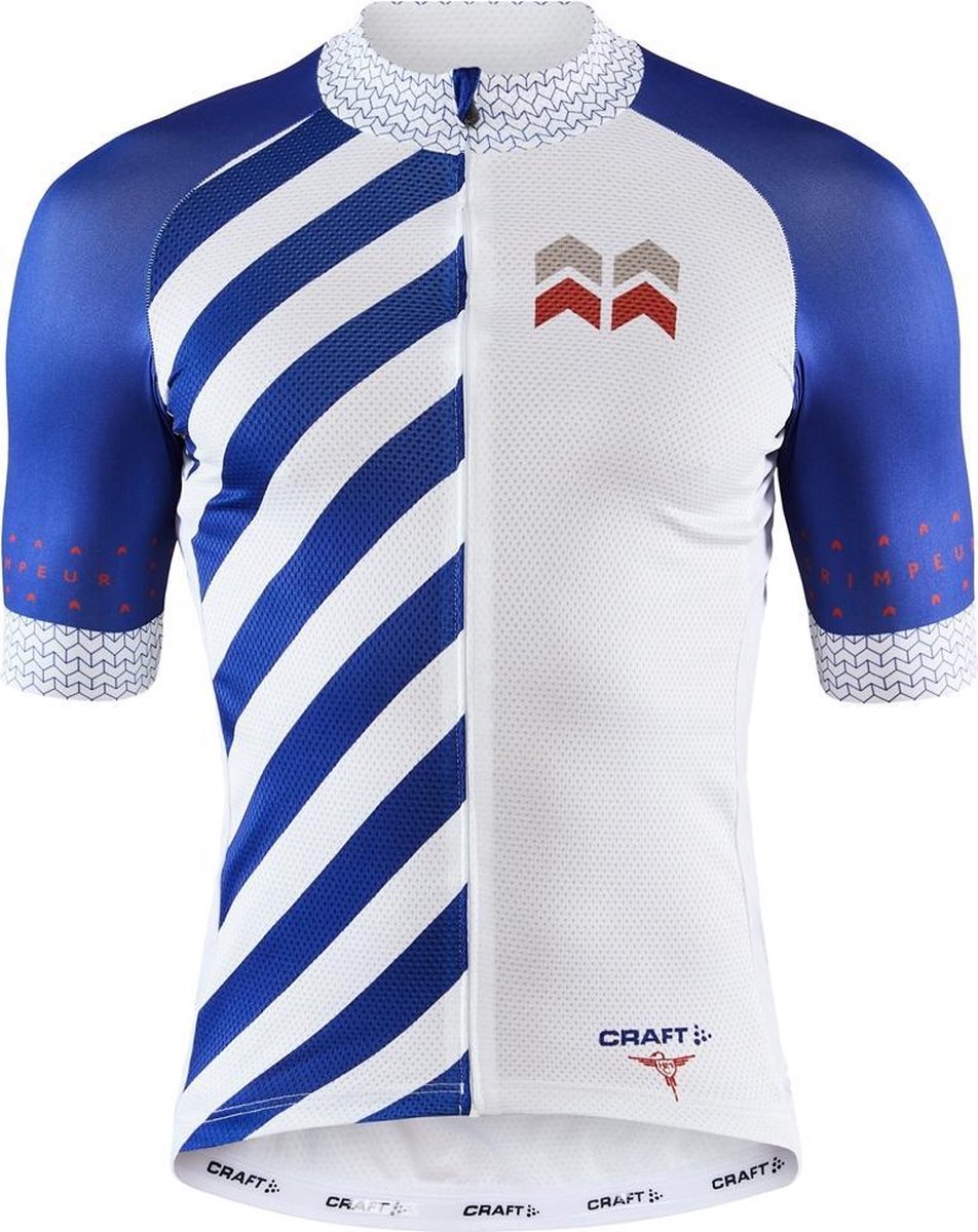 Craft Specialiste Ss Jersey Sportshirt Heren - Light Grey/Dk Navy - Maat S