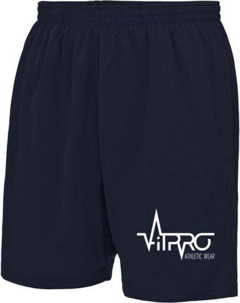 FitProWear Korte Broek Navy Maat XL Man - Sportbroek - Sportkleding - Short - Polyester