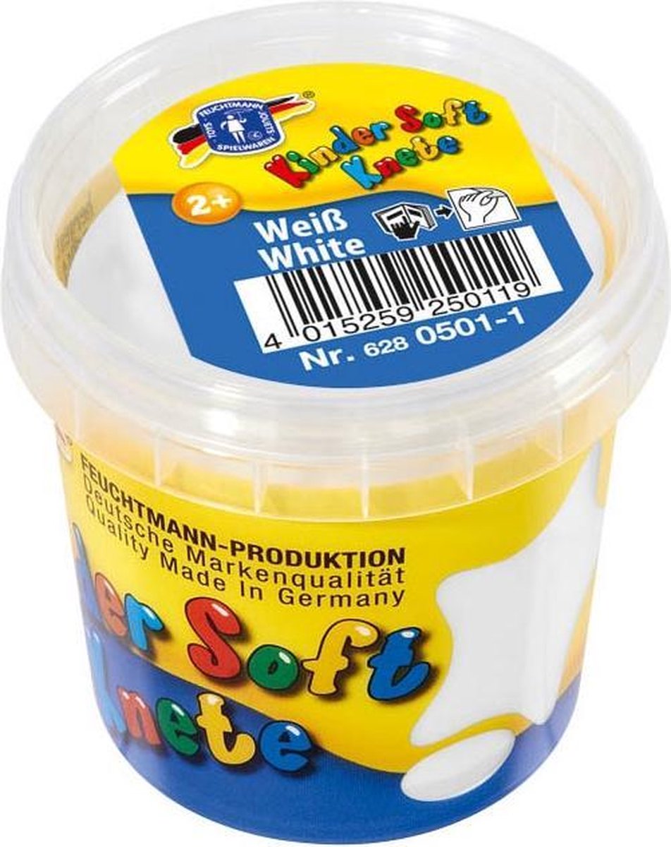 Feuchtmann klei kinderen basic - Boetseerklei - 150 gram - Wit