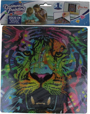 Toy-Toys Diamond Painting 20x20cm Extra Glans Tijger
