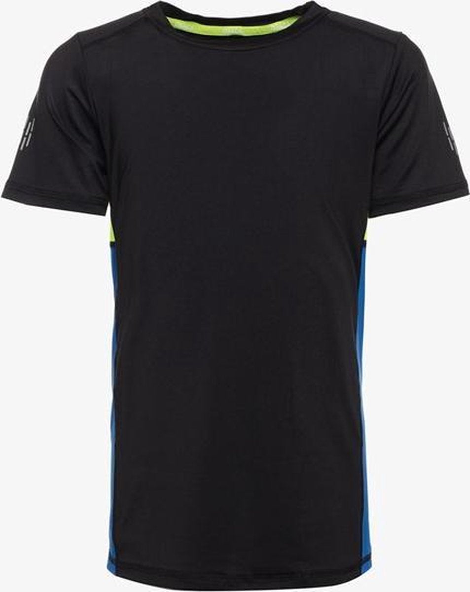 Osaga kinder hardloop T-shirt - Zwart - Maat 158/164