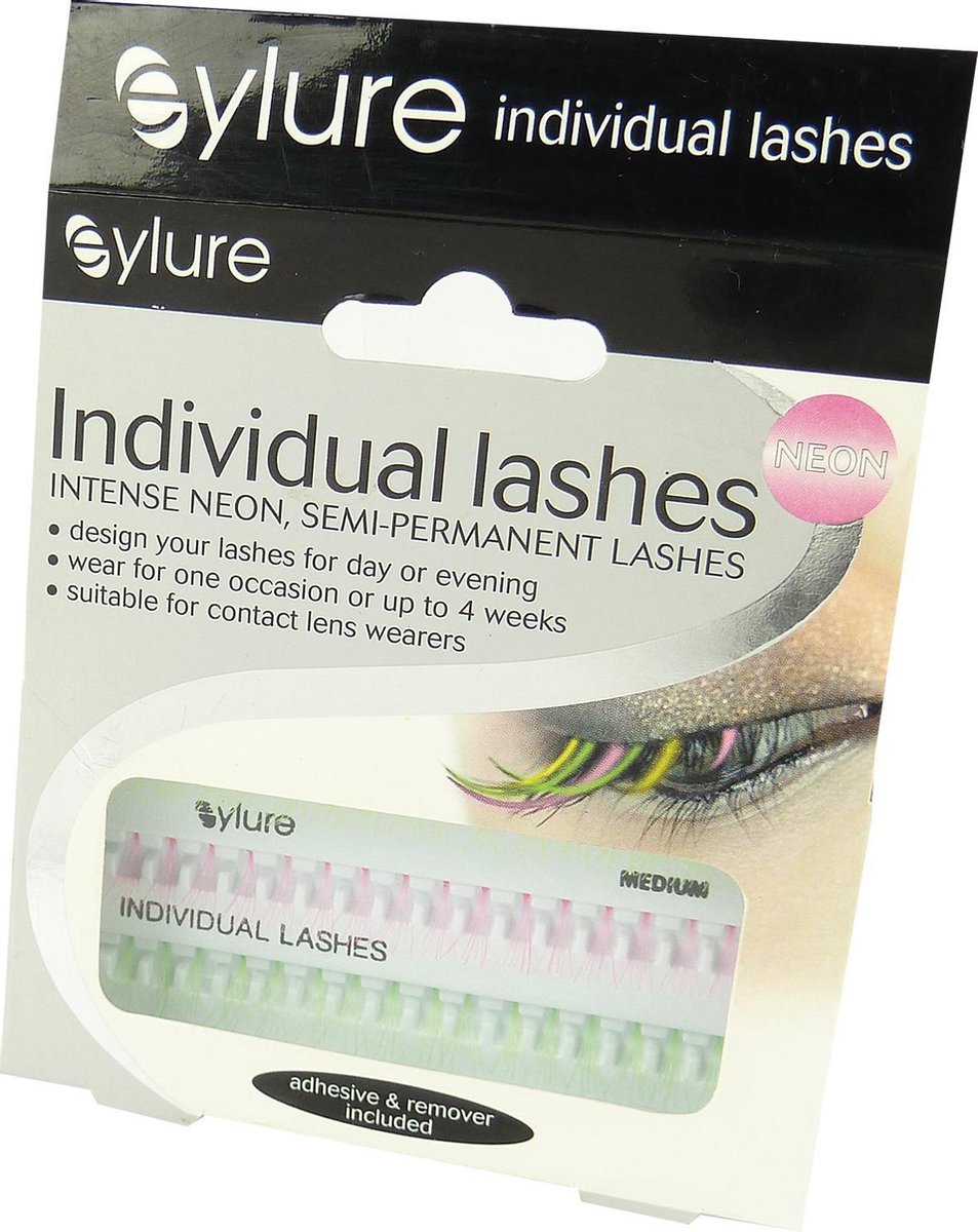 Eylure Individual Lashes NEON Semi Permanent Individual eyelashes eyes Neon kleuren