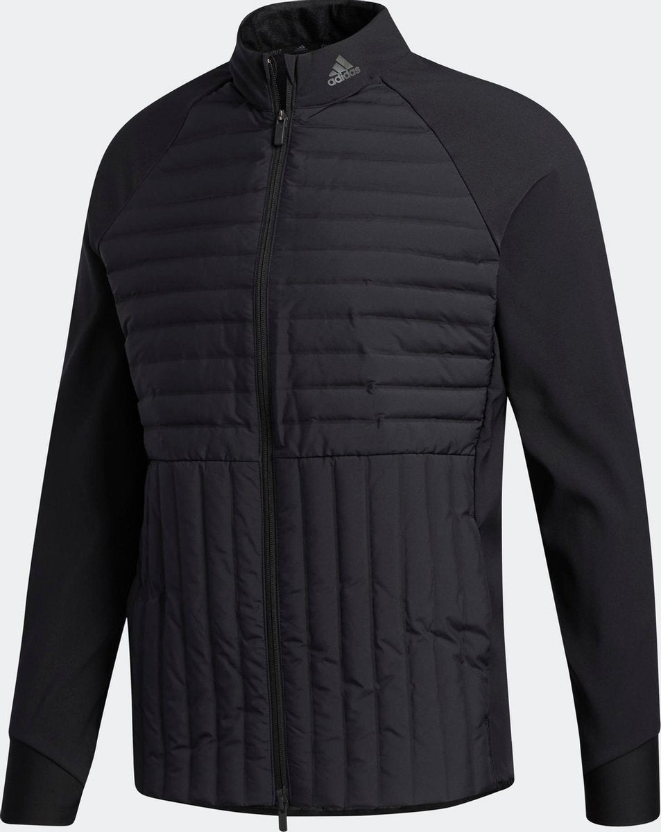 Adidas Golfjack Heren Polyester/dons Zwart Maat Xs