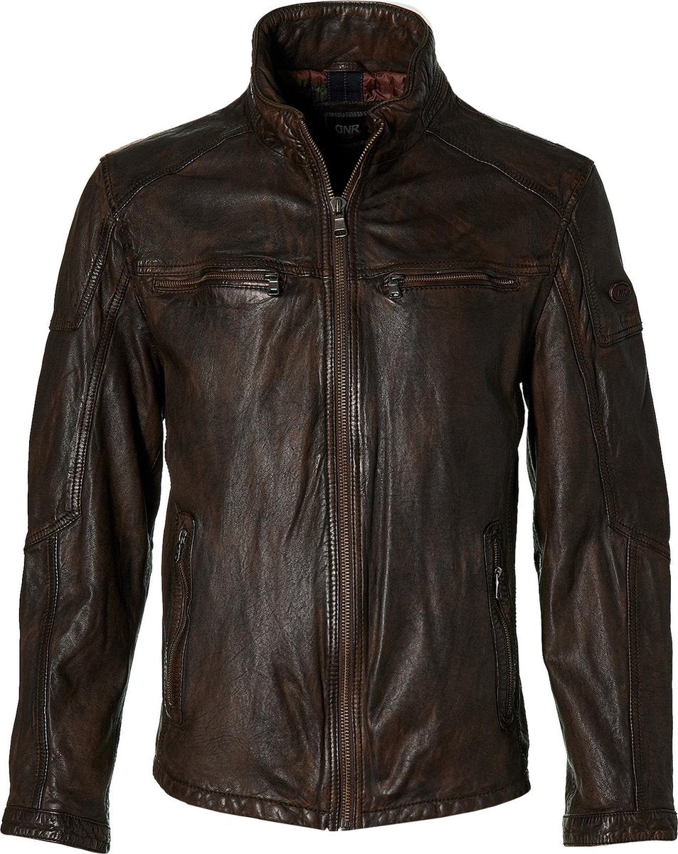 DNR Jack Leer - Modern Fit - Bruin - 60