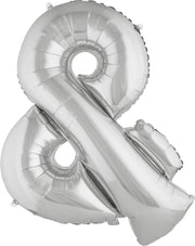 ESPA - Zeer grote zilverkleurige + ballon - Decoratie > Muur-