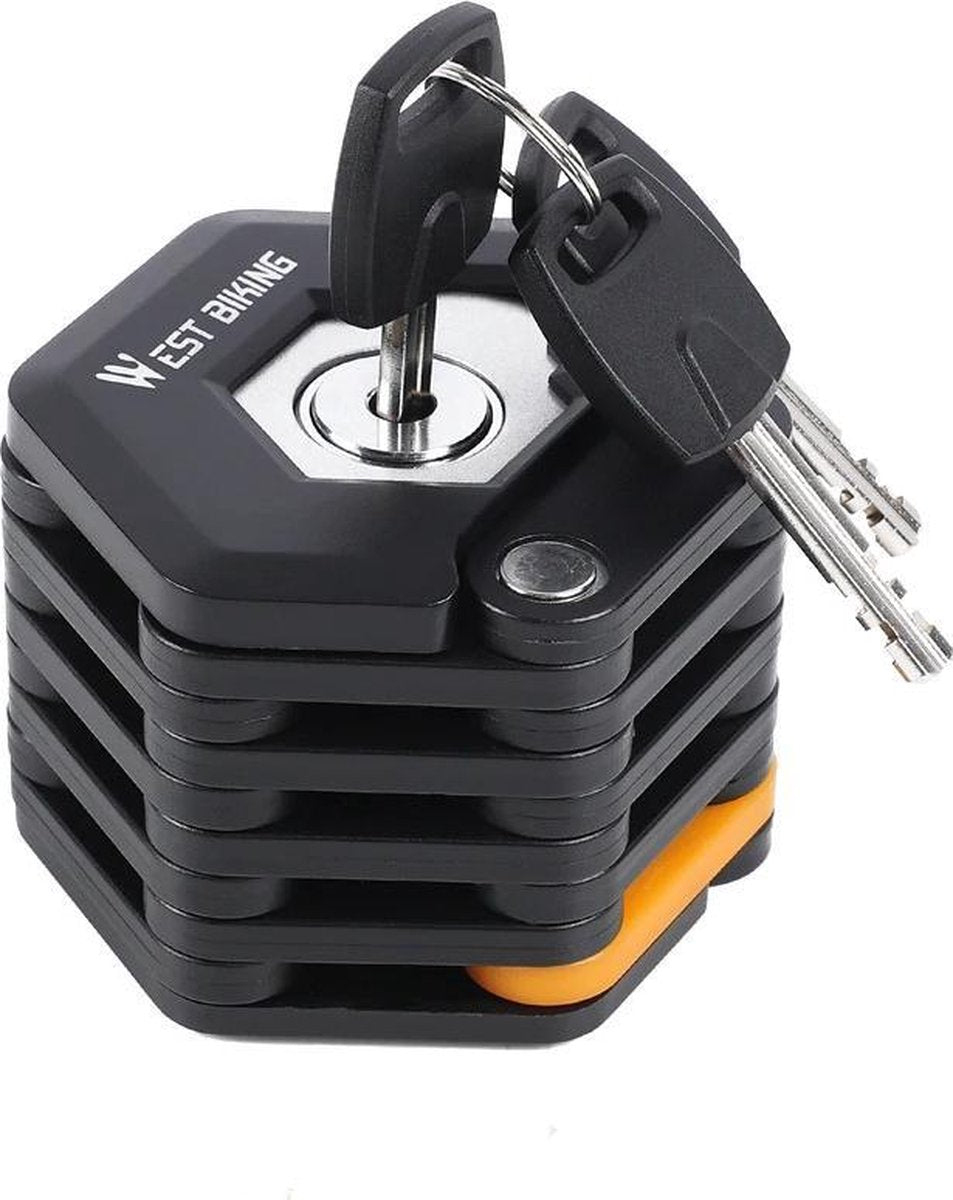 Zwaar Opvouwbaar Fiets Slot - High Security Anti-Diefstal - Scooter - E-Bike - Chain Lock
