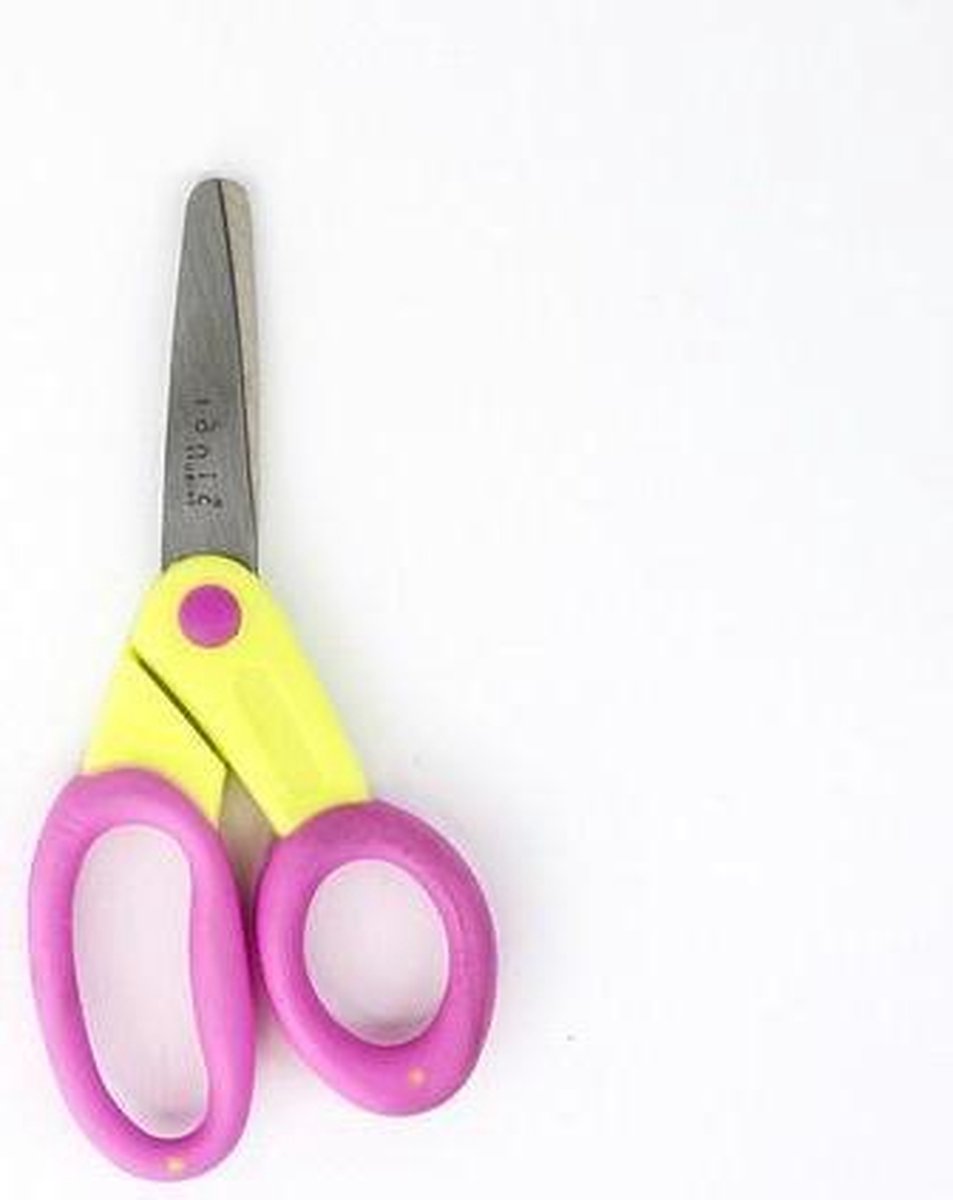 Tonic Studios Tools - kushgrip kids schaar (blunt)  yel/pink