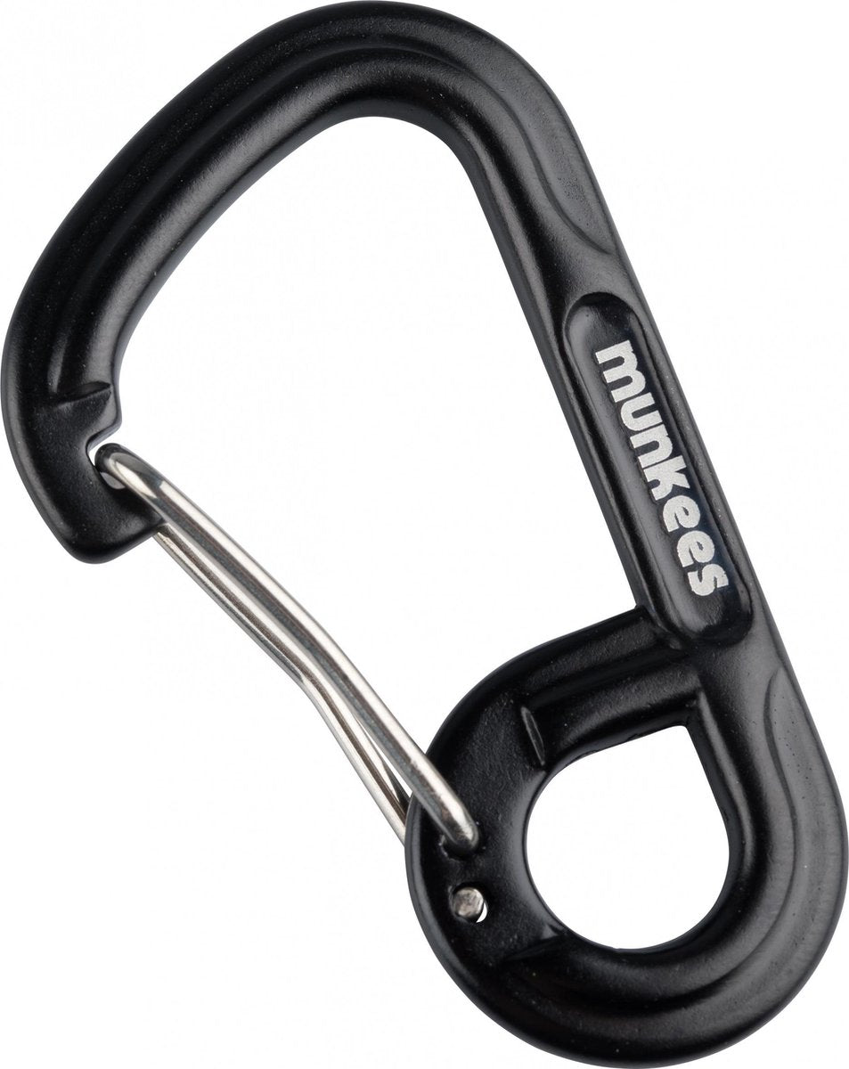 Munkees Karabijnhaak 6-shape 6 X 60 Mm Zwart