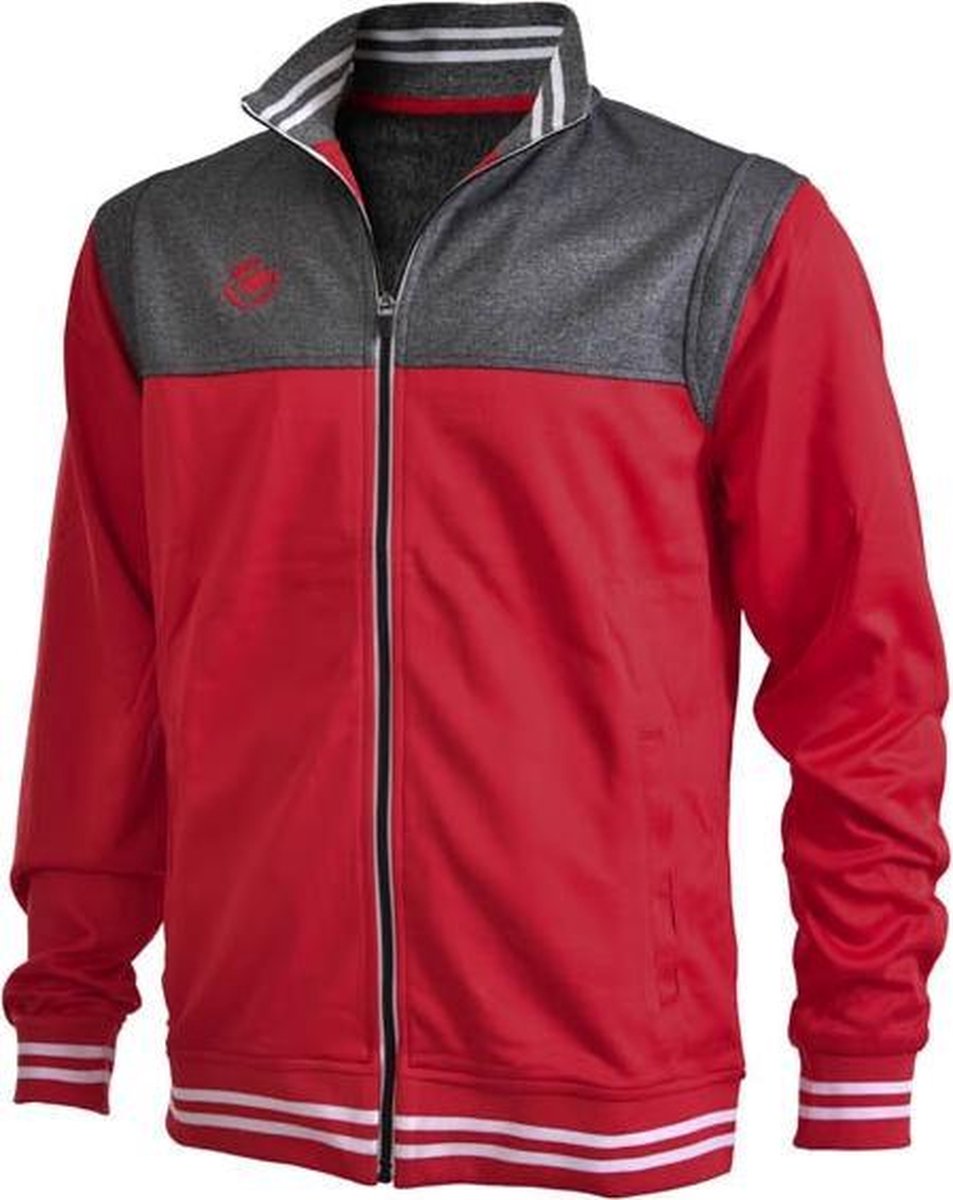 Brabo Tech Jacket  Trainingsjas - Maat 164  - Unisex - rood