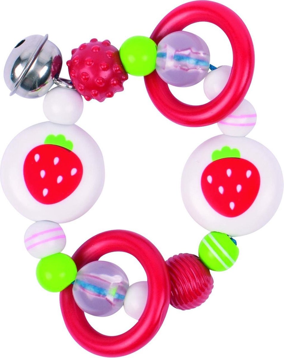 Heimess Elastische Bijtring Aardbei 7cm