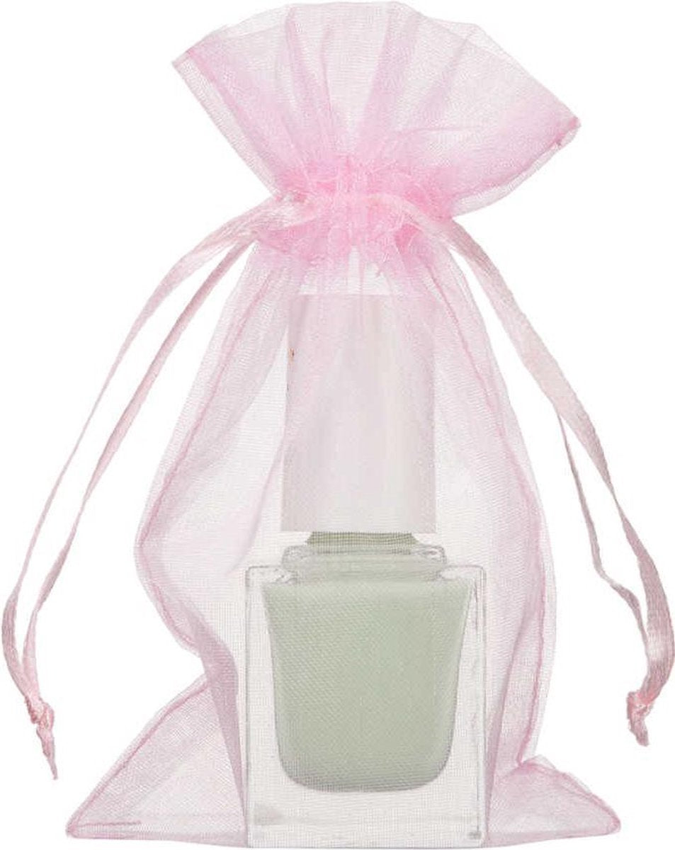 Shingyo 200 stuks organza zakje 7x12cm - Product Kleur: Roze