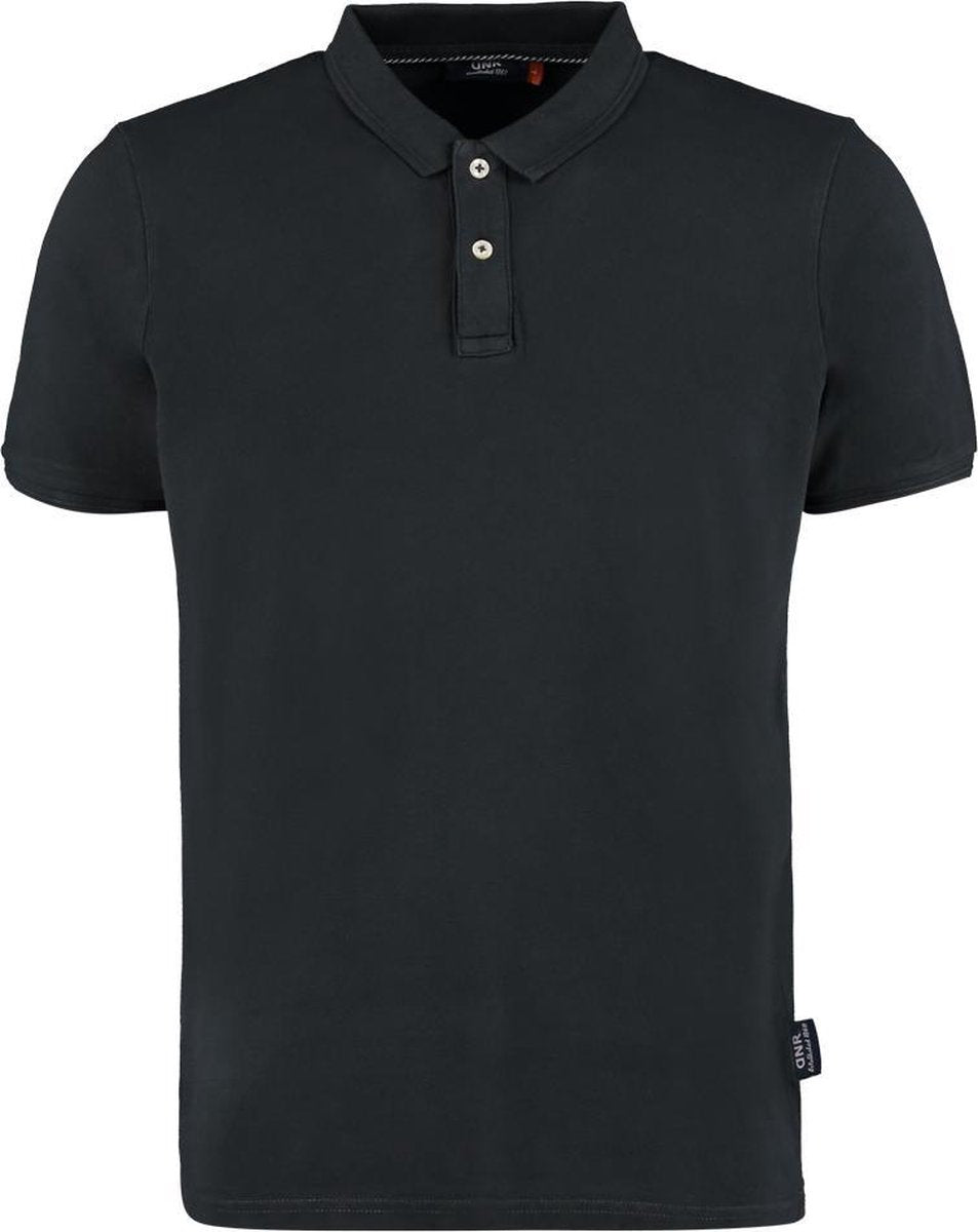 DNR Polo Zwart - Regular Fit - 100% katoen
