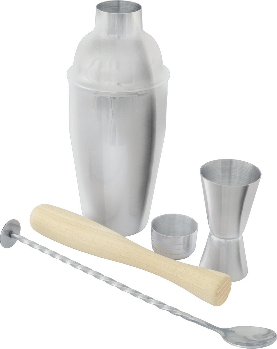 Point-Virgule Cocktailset - 4-Delig - Met barlepel